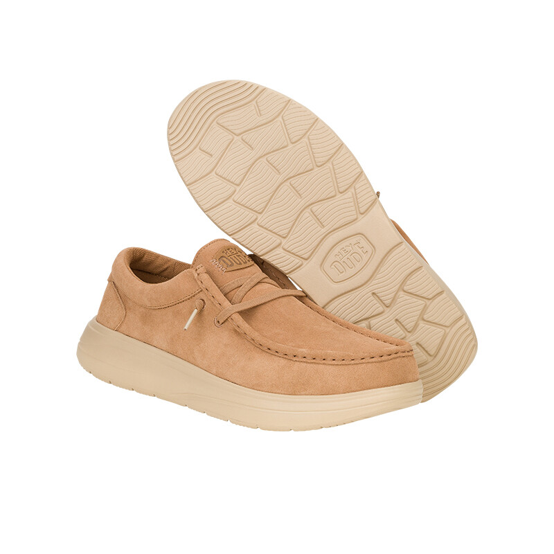 Calzado Hey Dude Wally x Suede Marron
