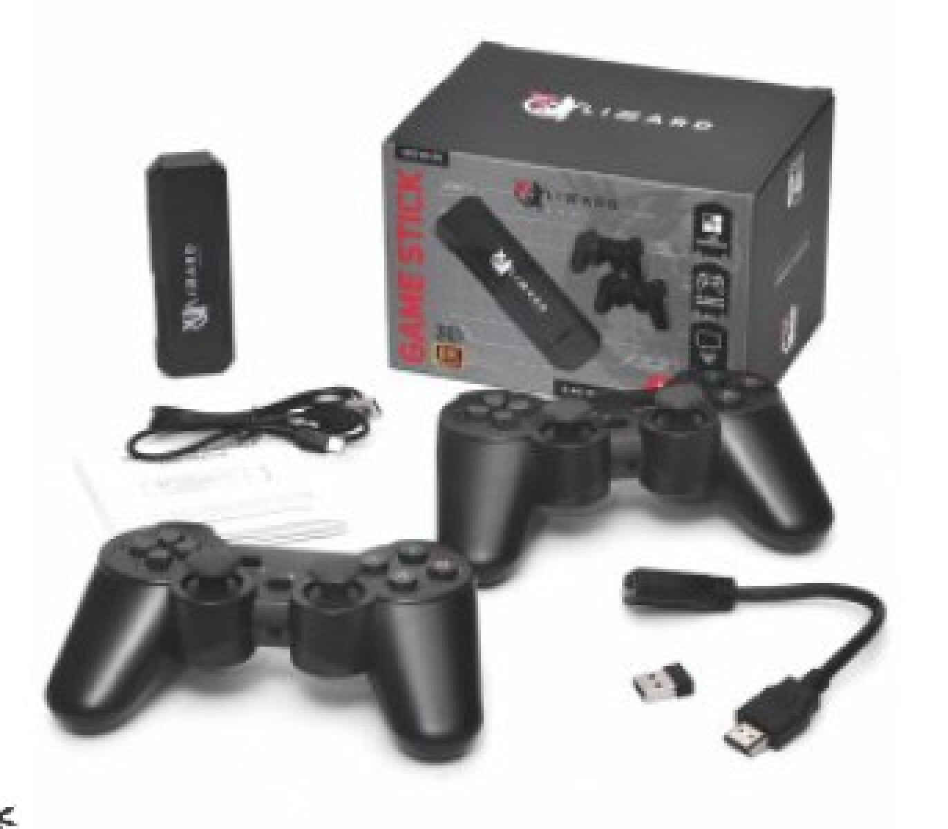 Consola Game Stick Para Tv Xzz-Vg-04 Con 30000 Juegos Ub - NEGRO 