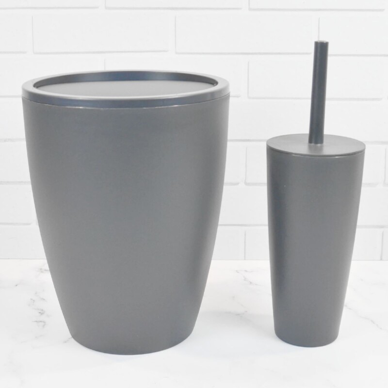 Set de baño 2 piezas Pure GRIS