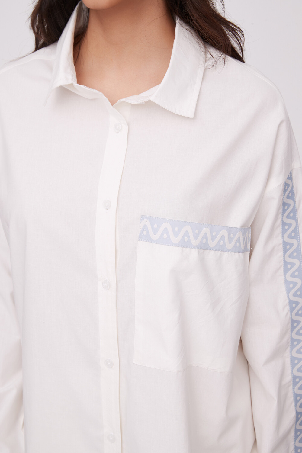 Camisa Marcely Marfil / Off White