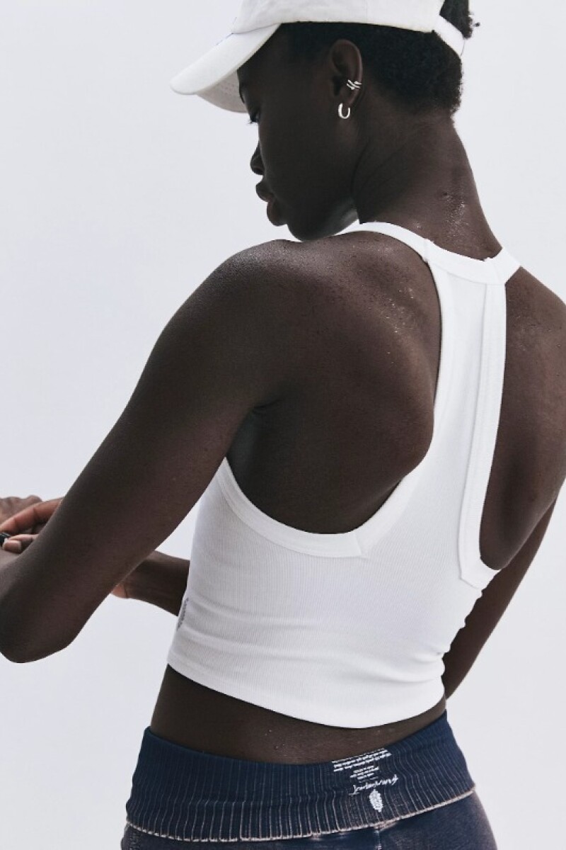 ALL CLEAR V NECK CAMI Blanco