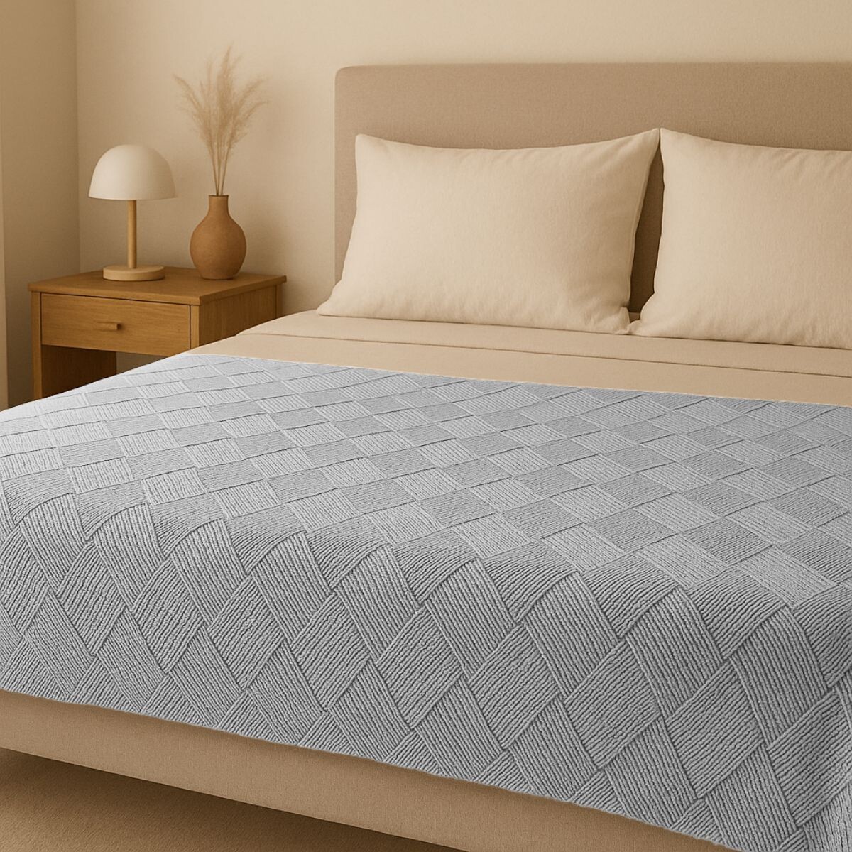 MANTA BAMBOO DIAMOND GRIS Large 