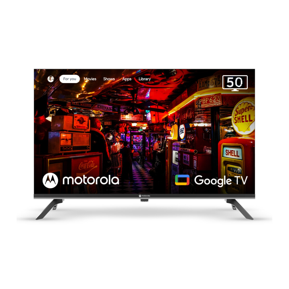 Smart TV Motorola UHD 4K 50 Google TV - MO-MOT50ULE11 