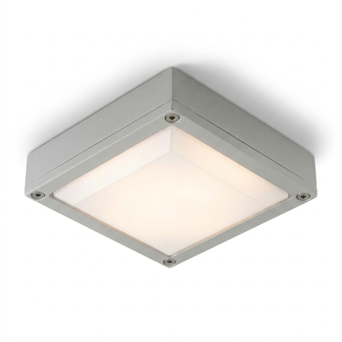 Plafón de Exterior Cuadrado Pro E27 