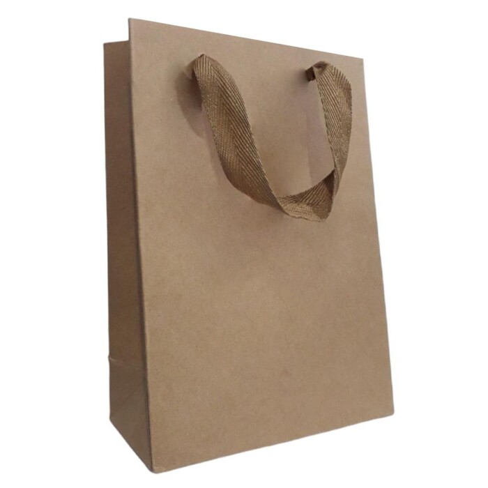 BOLSA DE REGALOS MADERA MEDIANO 28X20 UN única