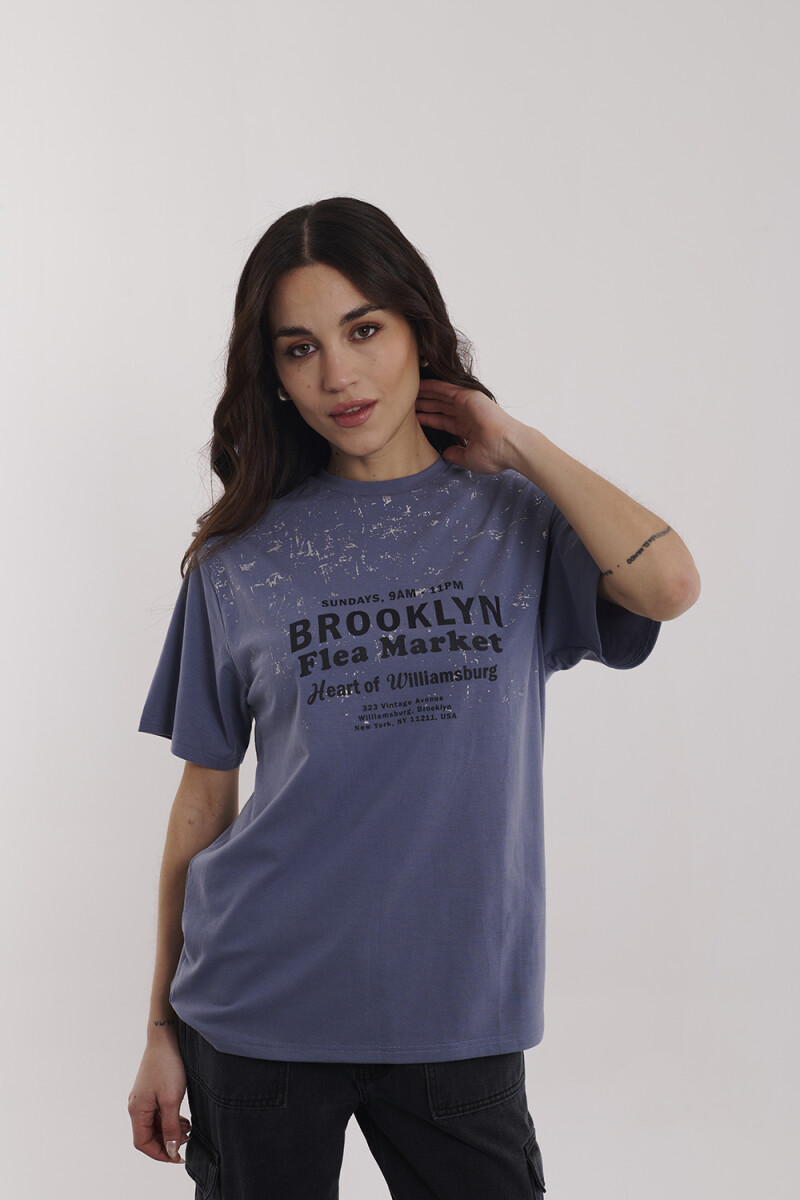 REMERA FEDERICA AZUL