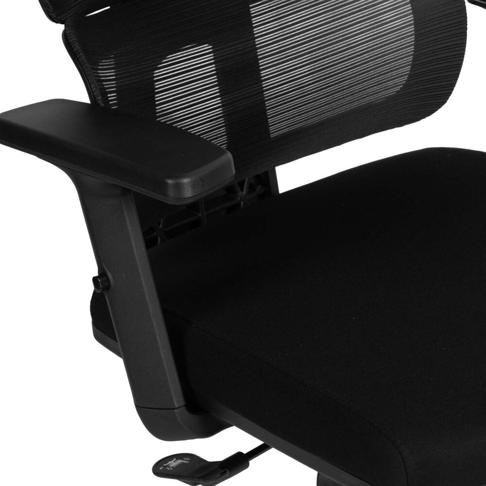 SILLA DE OFICINA MALLA NEGRO AERIS