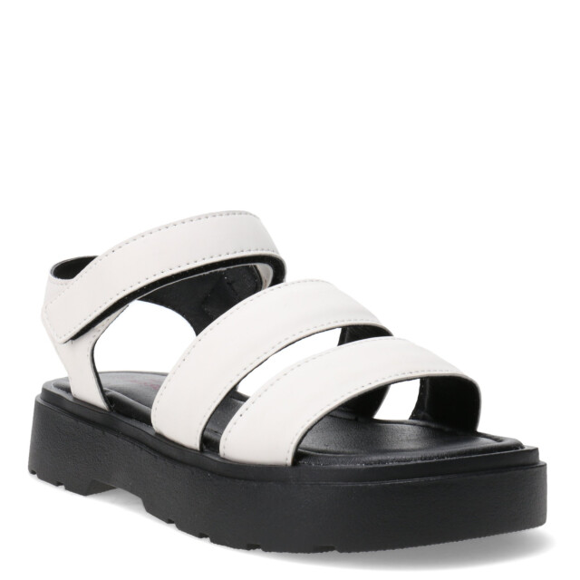 Sandalias de Niña MINI Miss Carol DRAGA con dos tiras Blanco