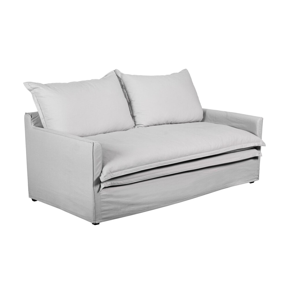 SOFA 3 CUERPOS TELA GRIS ALASKA