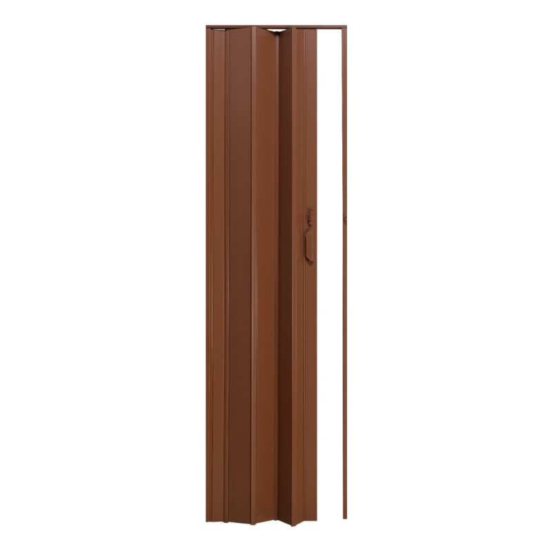 Puerta Pvc Corrediza Plegable Acordeon 210 X 70 Cm Marrón