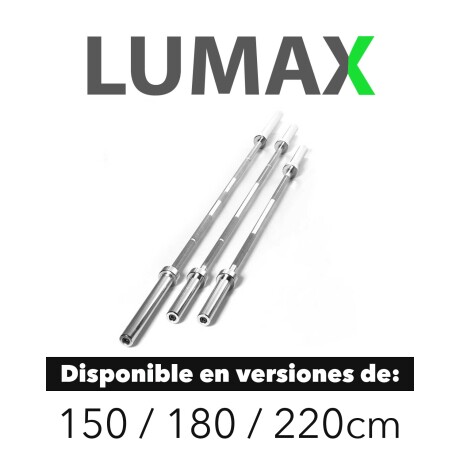 Barra Olímpica Profesional Lumax + 2 Mariposas 2.20mts Barra Olímpica Profesional Lumax + 2 Mariposas 2.20mts