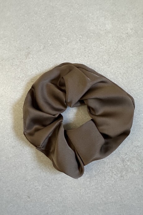 SCRUNCHIE SATIN VISÓN