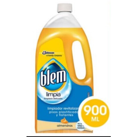 LIMPIADOR BLEM PISOS PLASTICOS C/ACEITE DE ALMENDRAS 900 CC LIMPIADOR BLEM PISOS PLASTICOS C/ACEITE DE ALMENDRAS 900 CC