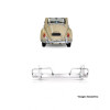 PARAGOLPE TRASERO FUSCA 1200 COMPLETO Paragolpe Trasero Fusca 1200 Completo
