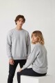 Buzo deportivo clásico escote redondo - UNISEX Gris melange claro
