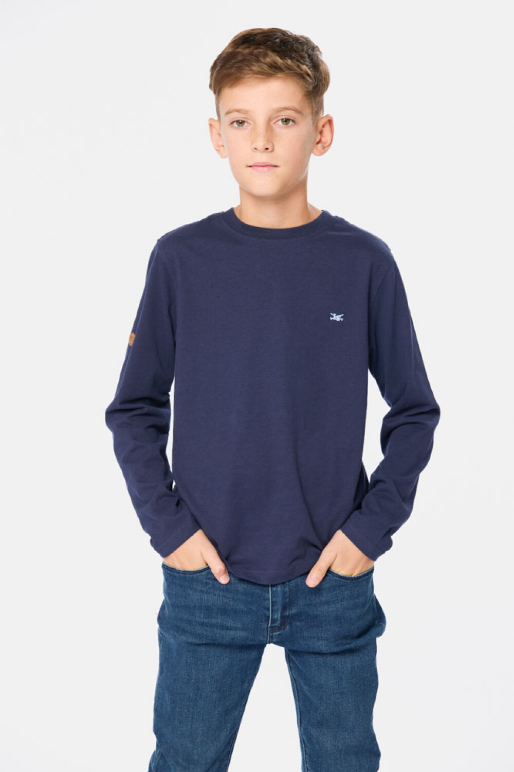 REMERA LISA Azul