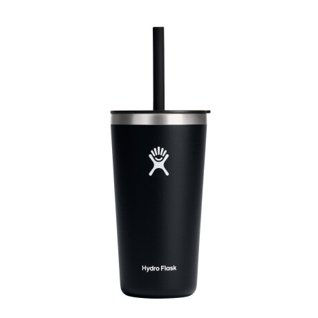 20oz Tumbler With Straw Black