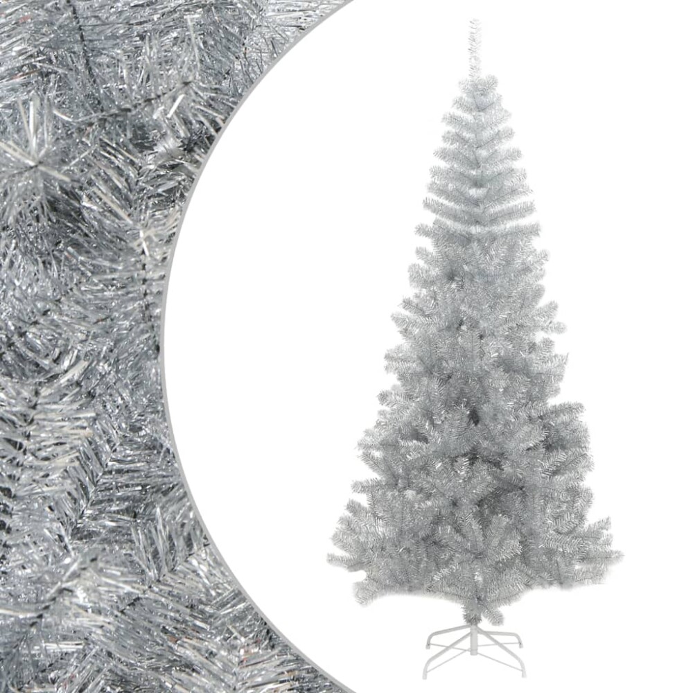 Arbol de navidad 1.80m 600 ramas Plateado