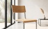 Silla de Comedor Metal Cromado - Impala Natural