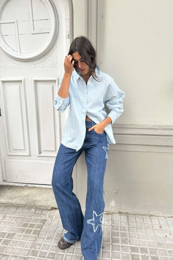 Jean Star Blue