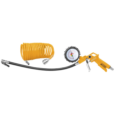 Kit de 5 Accesorios Neumáticos para Compresor Ingco con Conector Tipo USA Kit de 5 Accesorios Neumáticos para Compresor Ingco con Conector Tipo USA