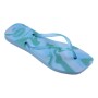 Sandalias Havaianas Slim Square Jelly Mujer Azul Lavanda
