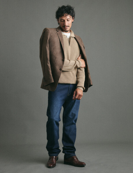 110600 SACO HARRINGTON LABEL Marron