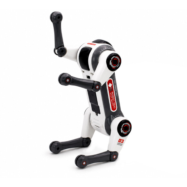 Perro Robot Inteligente con Control Remoto, Luces y Sonido GRIS