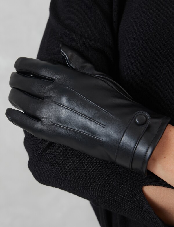 Guantes Eco Cuero NEGRO
