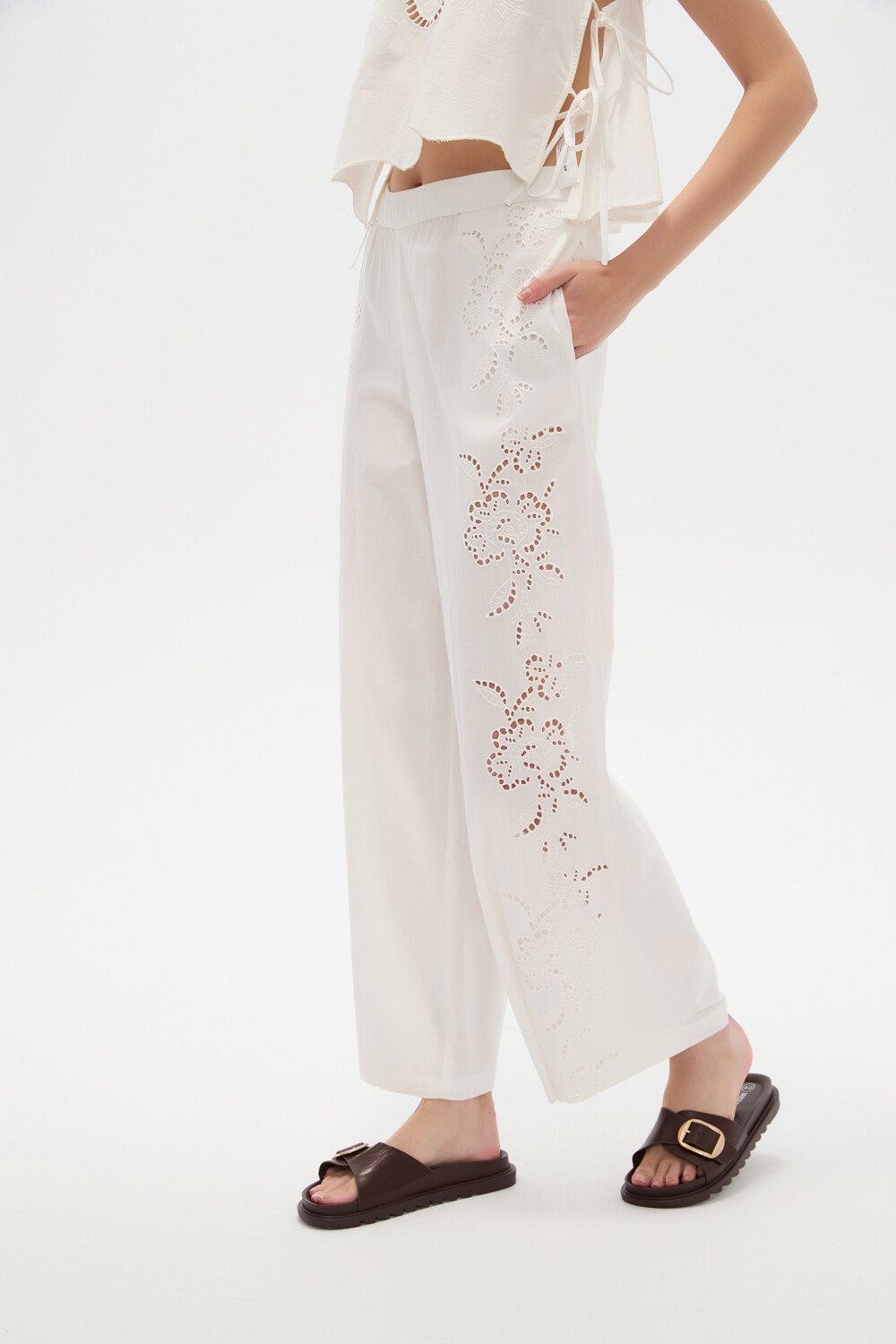 Pantalon Gumae Marfil / Off White