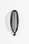 Broche pinza maxi banana negro