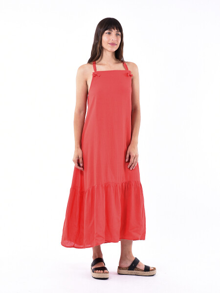 VESTIDO DINA ROJO