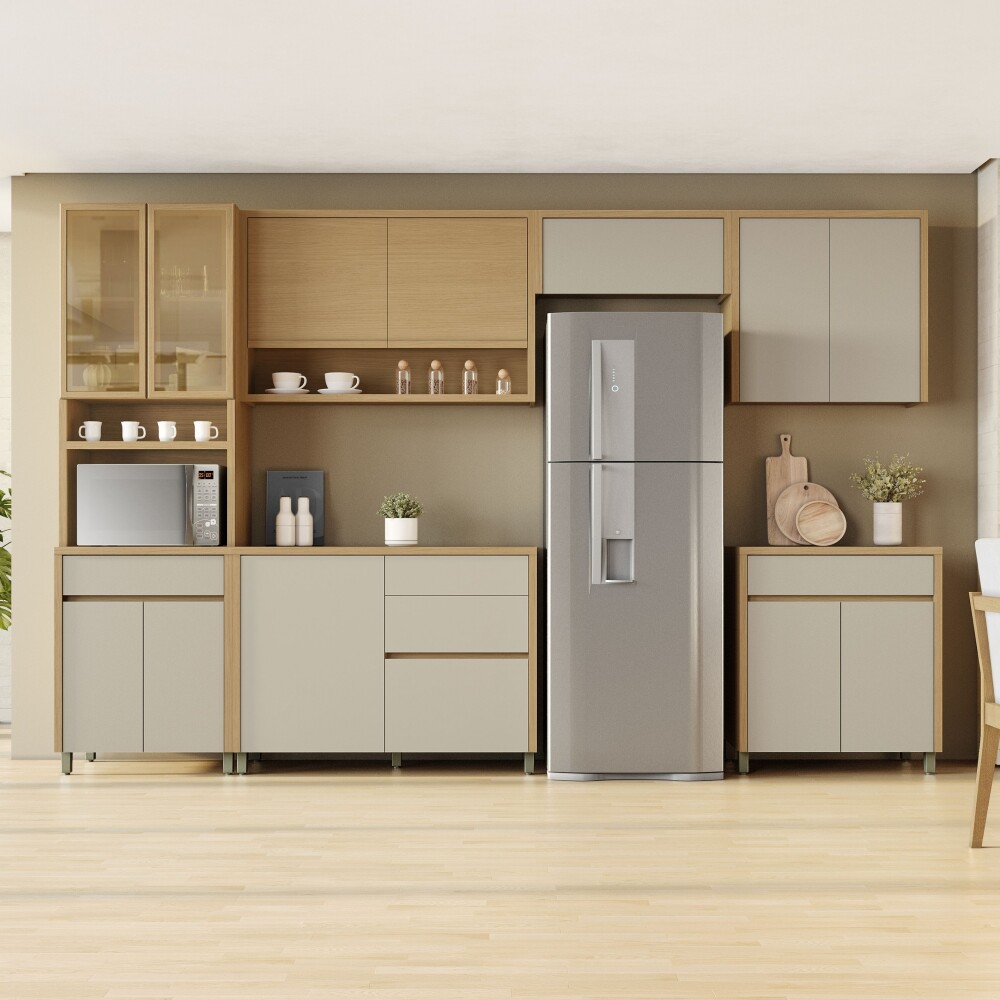 Bajo Mesada 2 Puertas 1C Condessa Marron/Gris Bajo Mesada 2 Puertas 1C Condessa Marron/Gris