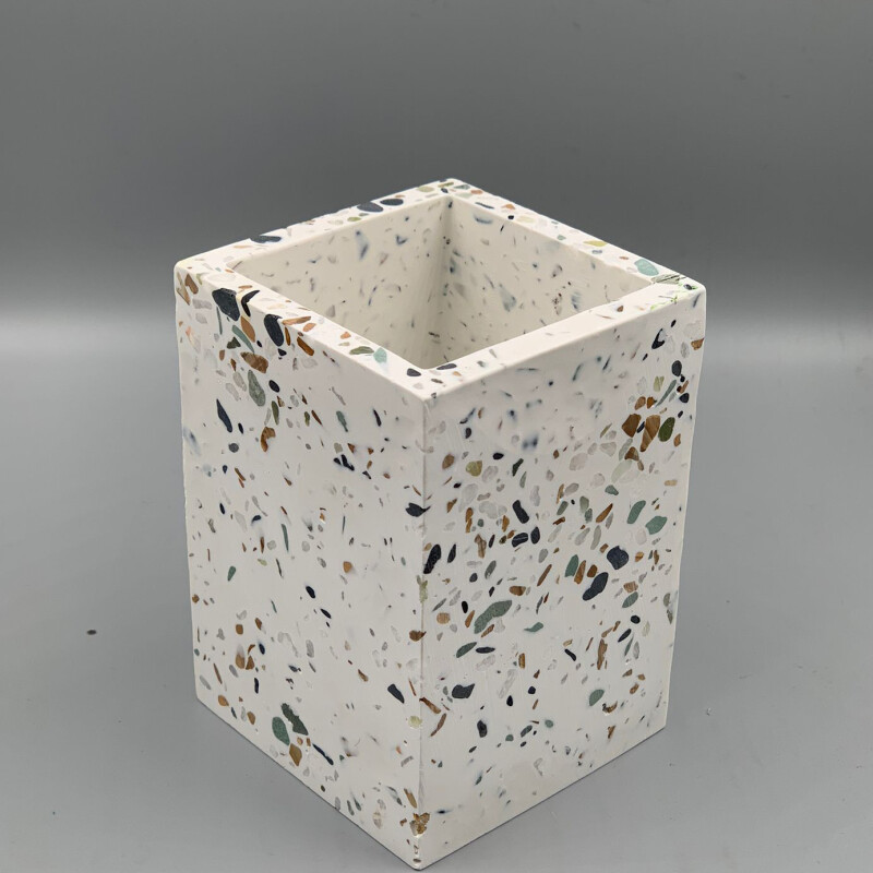 Portalapices de cerámica Terrazo