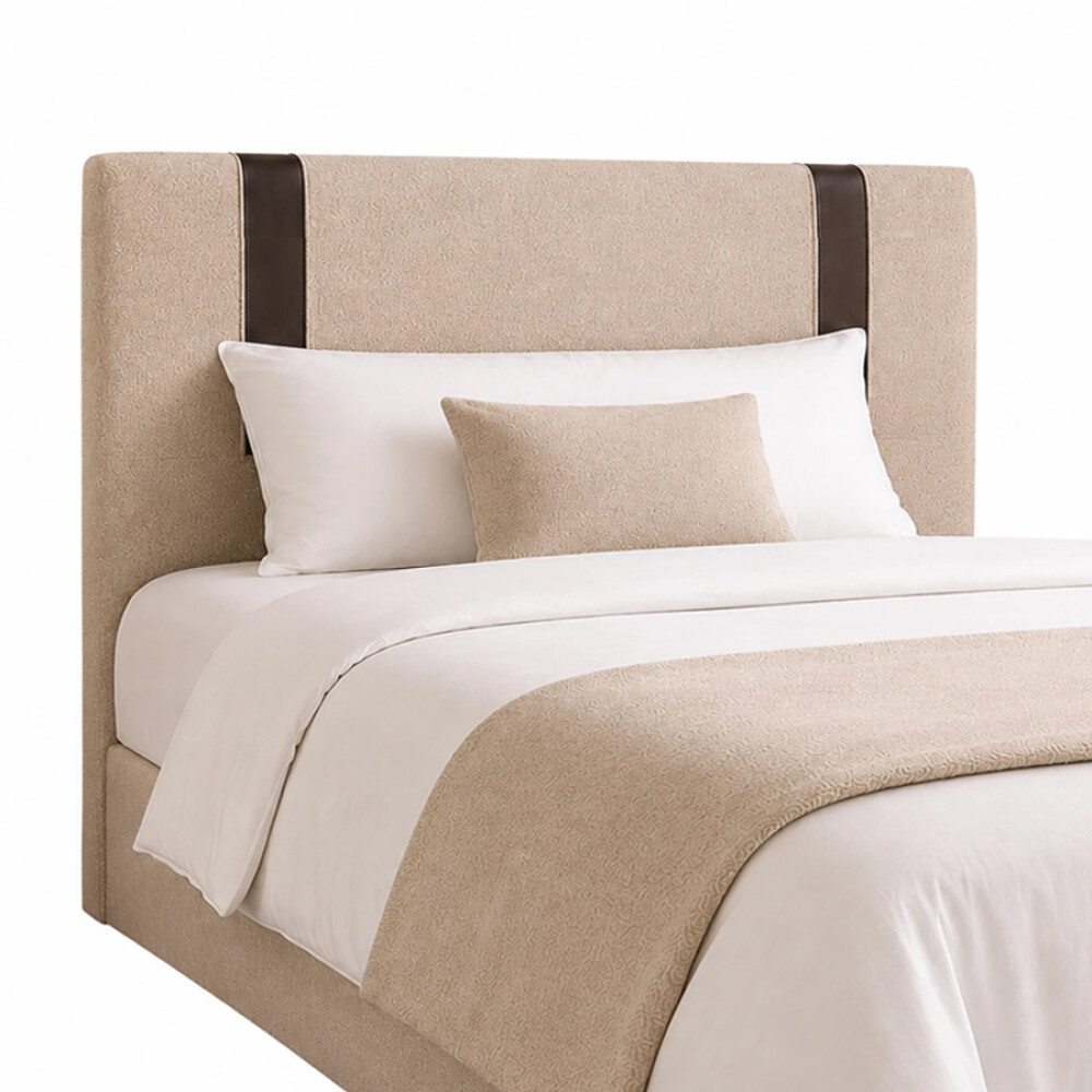 RESPALDO CABECERA 1 PLAZA - TAPIZADA 0.90 mt BEIGE
