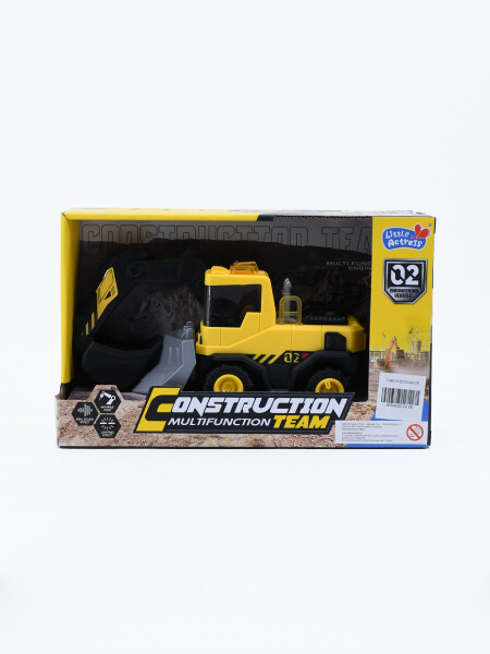CAMION EXCAVADOR AMARILLO