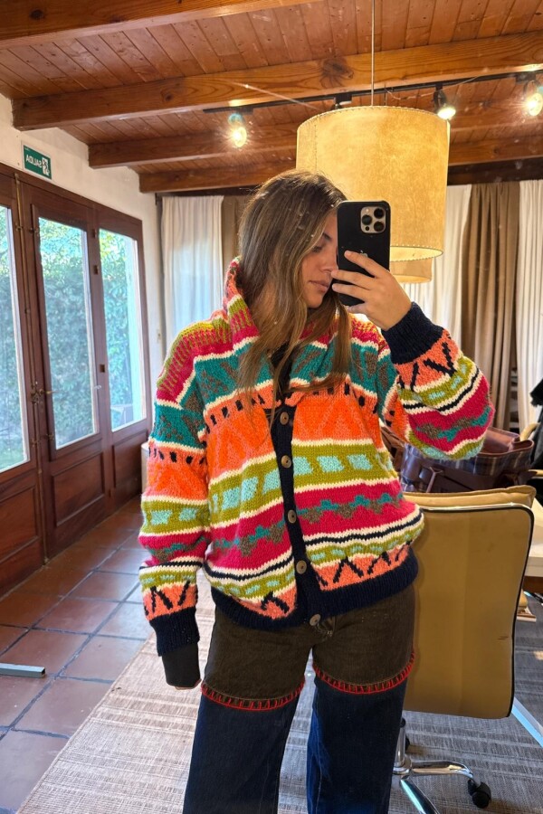 Saco Rosly Lana Multicolor