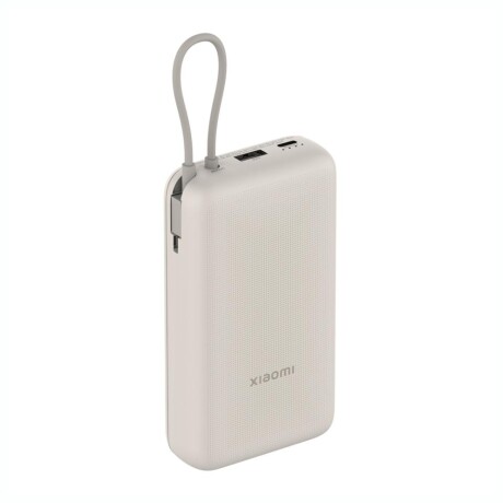 XIAOMI POWER BANK 10000MAH INTEGRATED CABLE Cargador Portátil XIAOMI Power Bank 22,5W 10.000 mAh Cable Integrado - Tan