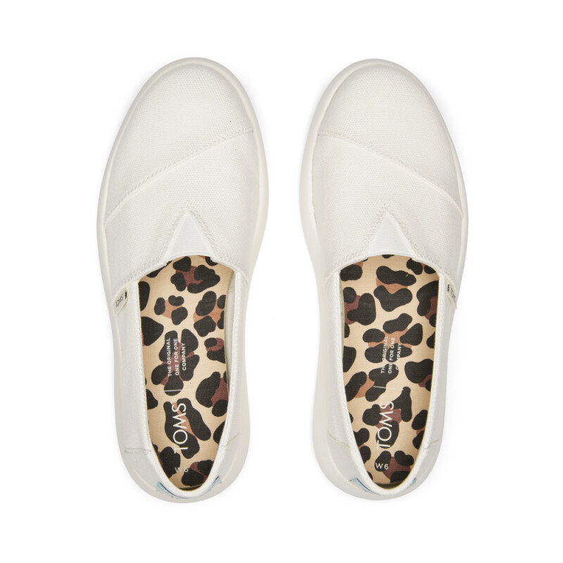 White Canvas Alpama Sneak - Mujer White