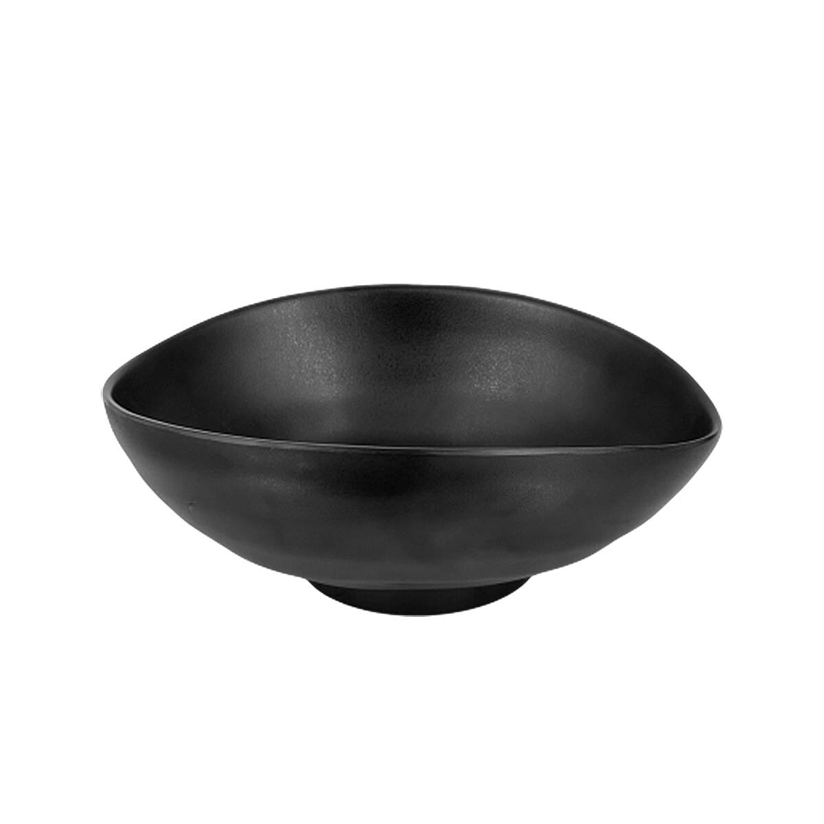 Bowl de melamina negro 24x20.5x9 cm 