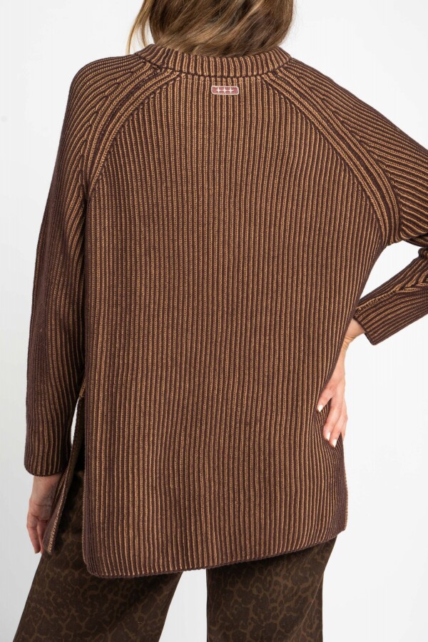 Sweater Texturado Chocolate