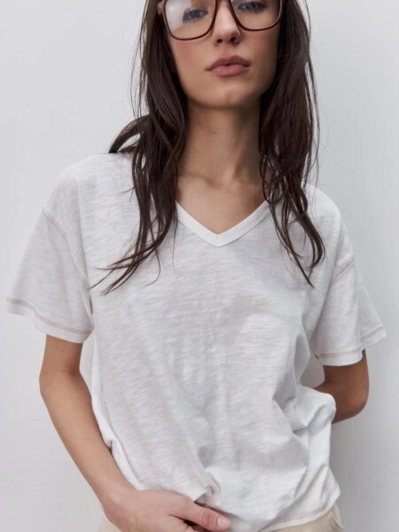 T-SHIRT D.CASSIN HARRY M.C ESC.V BLANCO