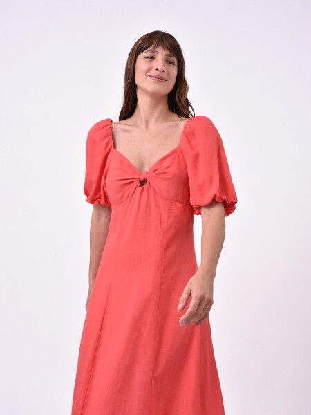 VESTIDO MASALA ROJO