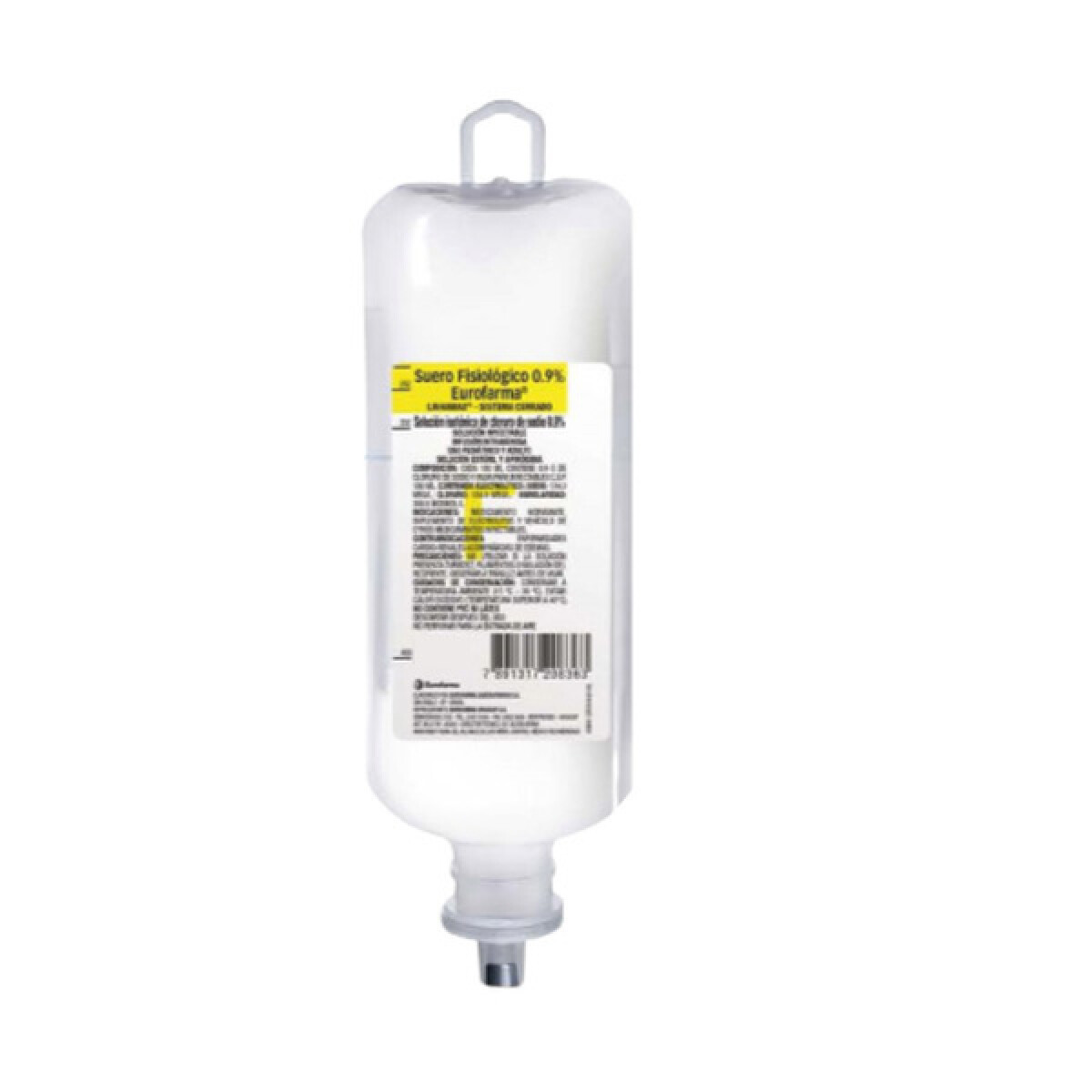 Suero Fisiologico Eurofarma 500 x 500 ML 