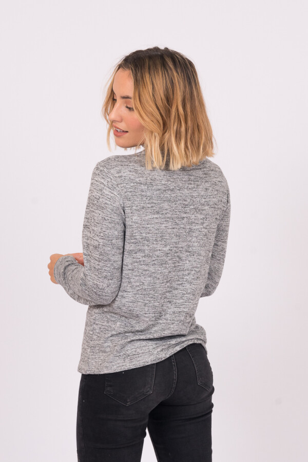 Polera Lanilla Gris