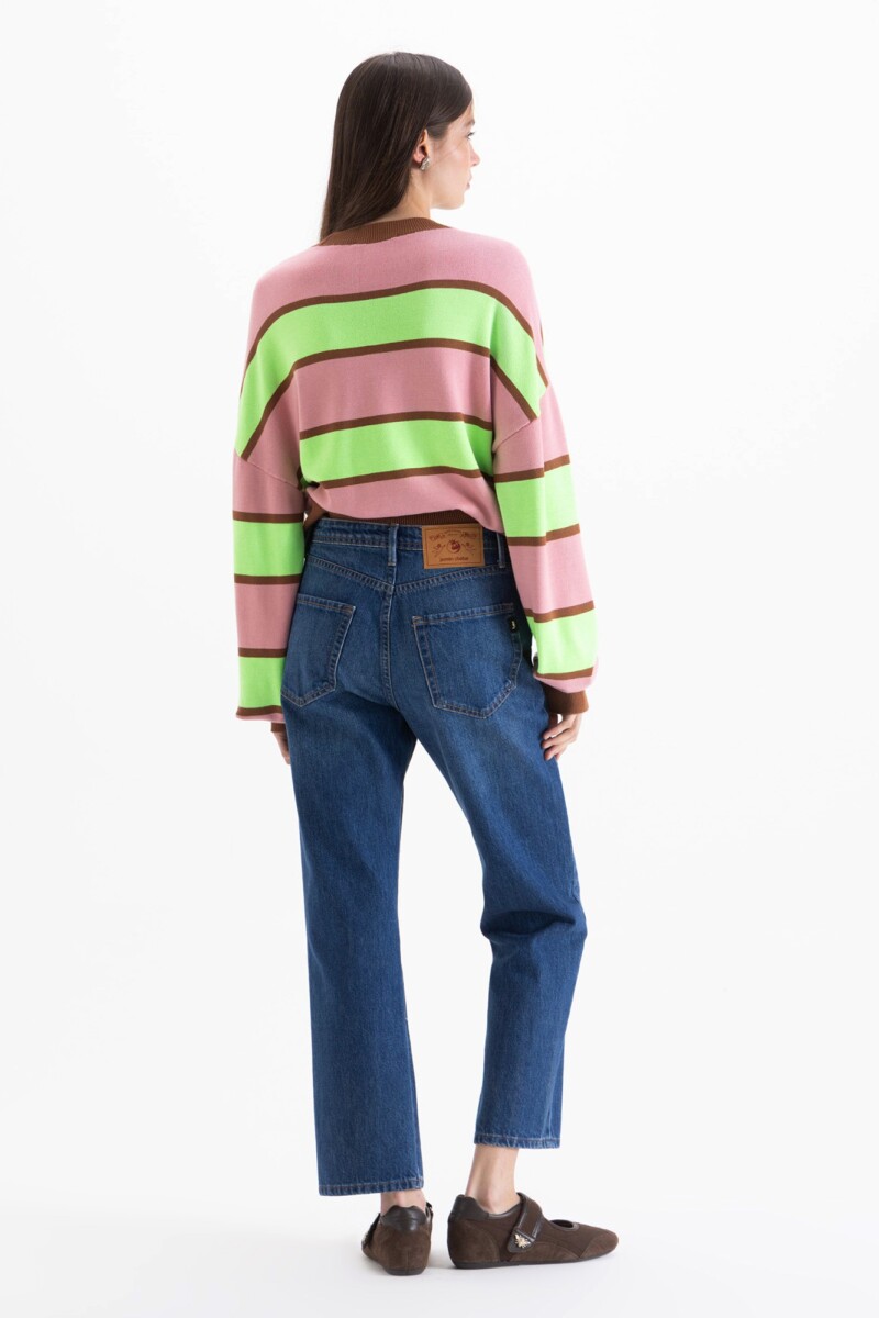 JEANS RAFAELLA MID Celeste