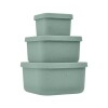 Set x3 tupper silicona KIKKABOO Verde
