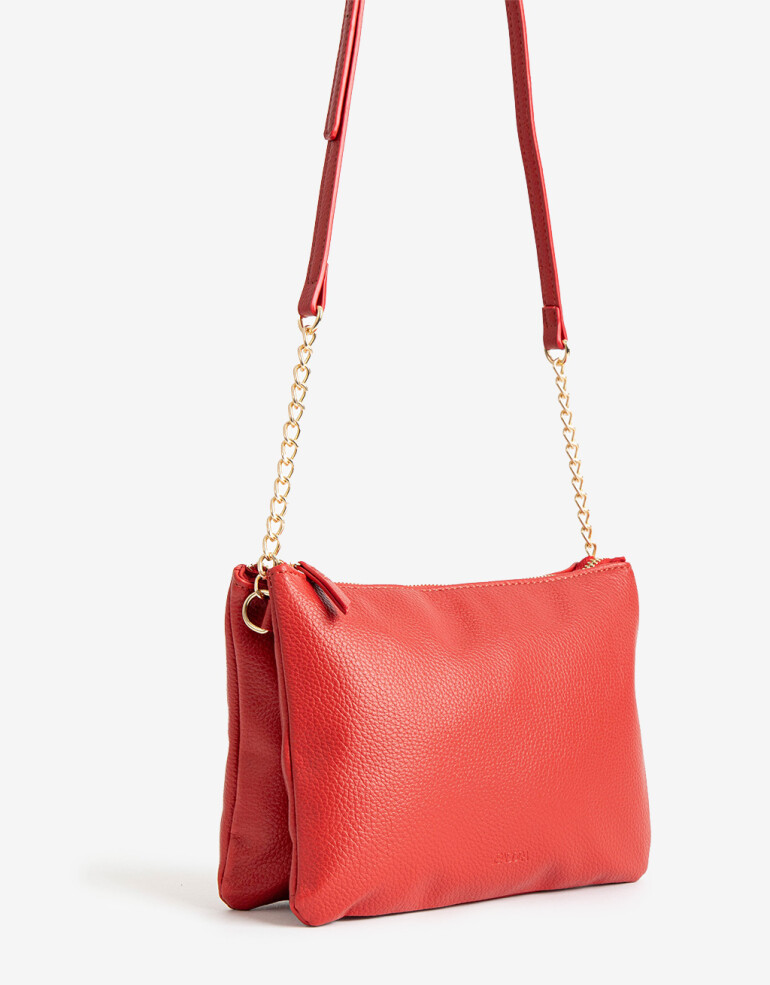 Bandoleras Moda Bandolera Doble Fuelle - Rojo Labial