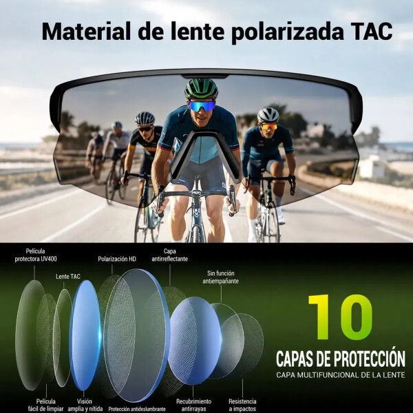 Lentes Inteligentes Blackview D2 Bluetooth Uv400 LENTES SMART BLACKVIEW D2 SPORT AZUL CL