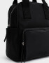 Mochilas Urbanas Estampados Mochila De Cuerina - Negro